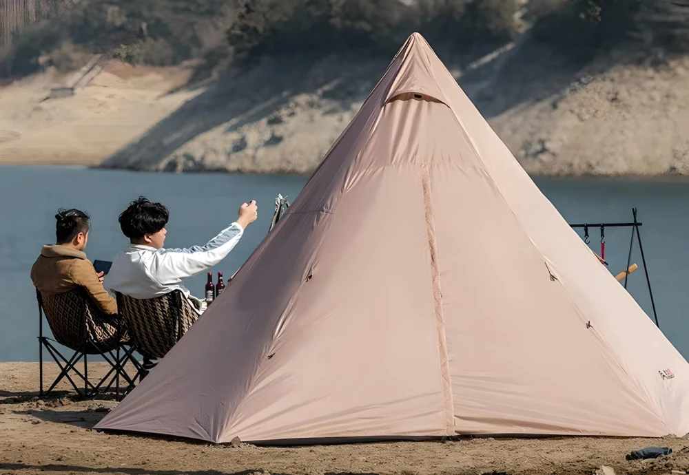 pyramid style tents